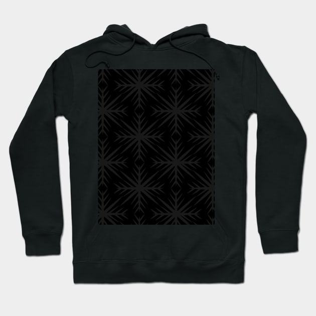 black spikes pattern design Hoodie by Spinkly